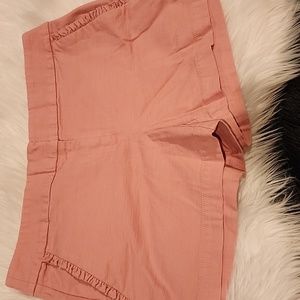 Loft Outlet Pink Shorts with Ruffled Pocket Accents, Pre-loved Sz 4